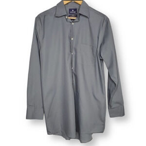 Stafford Travel Easy-Care Stretch Top Sz M